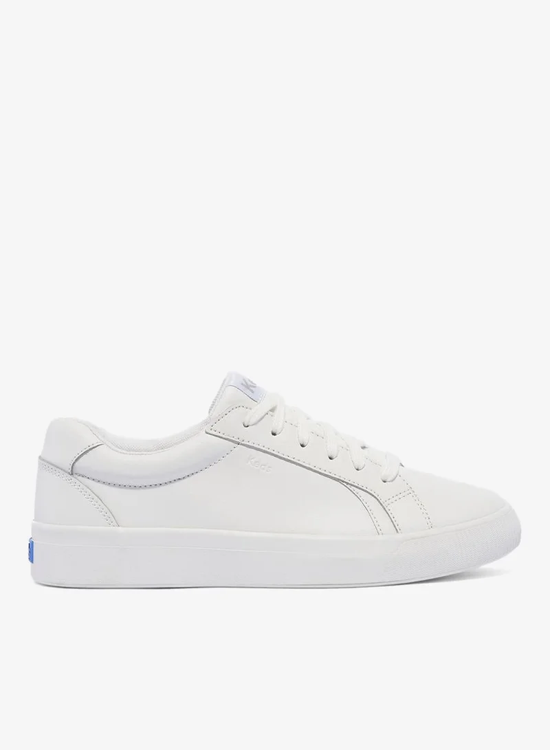 Keds Keds Women's Pursuit Lace Up Leather Casual Sneaker White